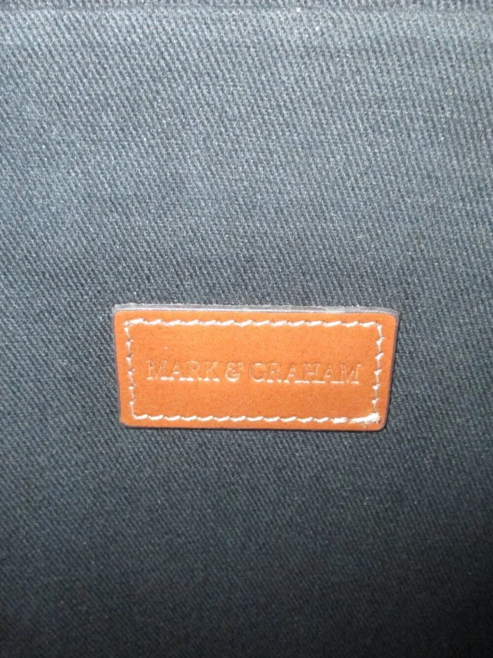 MARK & GRAHAM LEATHER LAPTOP BAG
